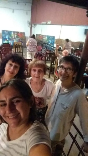 Mamá, Papá, Adri, Ale Equipo Velazco